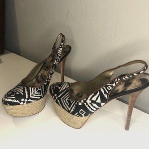 Sam Edelman Novato Aztec Print Platform Heels